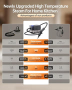 Handheld Steam Cleaner, 2500W Steamer - Image 6