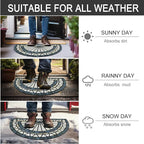 CHICHIC Welcome Door Mat 18 x 30 Inch Front Doormat Outdoors - Image 6