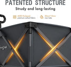 PORTAL Collapsible Wagon with Brakes, Heavy Duty Utility Cart with All-Terrain - Image 4