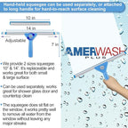Window Squeegee Washing Kit for Shower Glass Door, Mirror and Window Cleaning - Image 3