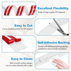Wall Corner Protector Peel and Stick Corner Trim Molding Flexible Inside & - Image 2