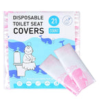 21 Pack Toilet Seat Covers Disposable, Extra Large Disposable Toilet Seat Covers - Image 7