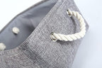 Storage Basket Fabric Sturdy Canvas Storage Bins Organizer - Image 6