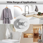4 PCS Suction Cup Hooks for Shower, Stainless Steel No Drill Suction Towel Hooks - Image 3