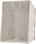 Global Industrial 12 Bushel, Canvas Basket Bulk Truck, Unassembled, Rolling - Image 5