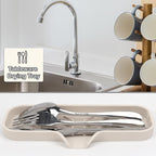 YASMEN Silicone Bathroom Soap Dishes, Sink Sponge Holder - Image 4