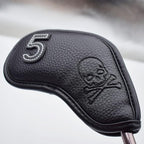 Premium Magnetic Leather Iron and Wedge Golf Club Head Covers - Image 4