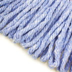 String Mop Heads Replacement Heavy Duty Commercial Grade Blue Cotton Looped End - Image 4