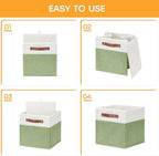 DULLEMELO 11x11 Cube Fabric Organizer Storage Bins - Image 6