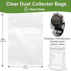 Dust Collector Bags 6pcs two-sided 7mil 19.5" diameter - Image 2