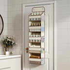 LAMU 5 Tier Over the Door Organizer Hanging, 5 Large Pockets and 10 Side - Image 8