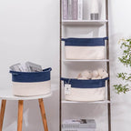 Medium and Large Woven Basket//With Handle, Used - Image 5