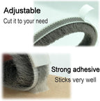 Brush Weather Stripping for Windows/Doors Frame Side, Pile Self Adhesive - Image 4