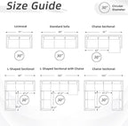 30-Inch Round Storage Ottoman, Modern Ottoman Coffee Table - Image 8