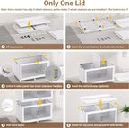 BROVIEW 52.7"H 150Gal Plastic Storage Bins - Image 8