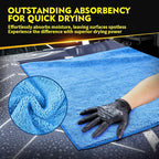 HOMEXCEL Car Drying Towels, 2 Pack Professional Microfiber Towels - Image 4