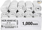 Aluf Plastics High Density Trash Bags, 45 Gallon, 14 Micron, by AlufPlastics