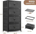 BROVIEW 800Qt Extra Large Stackable Storage Bins - Image 2
