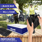Plasticplace Contractor Trash Bags 40-45 Gallon │ 3.0 Mil │ Black Heavy Duty - Image 3