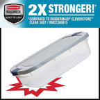 Rubbermaid Roughneck Clear 31 Qt/ 7.75 Gal Storage Containers, Visible Base - Image 5