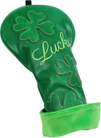 Golf Headcovers Golf Club Head Covers Four Leaf Clover Good Luck Charm - Image 3