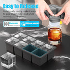 Large Ice Cube Trays for Whiskey: FDDAI Big Silicone Ice Cube Trays - Image 6