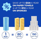 Disposable Cleaning Rolls Handi Wipes Reusable Cleaning Cloths Reusable Dry - Image 5