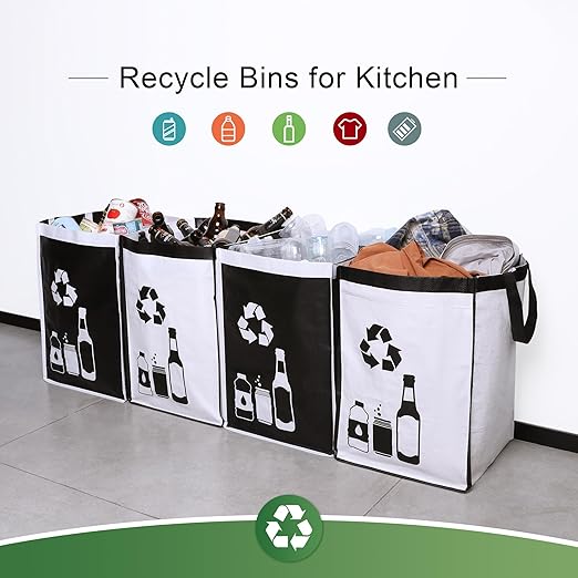 Recycle Waste Bag for Kitchen Home- Large Indoor Recycling Bins Trash Sorting - Image 5
