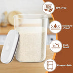 Airtight Rice Container 25 Lbs, Dry Food Holder - Image 6