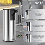 Automatic Soap Dispenser Touchless 11.8oz 4-Level Adjustment Auto Hand Soap - Image 3