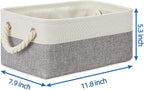 Temary Small Storage Baskets for Organizing 6Pcs Small Storage Bins, Decorative - Image 2