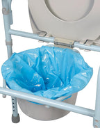 Carex Commode Liners, Toilet Seat Cover, Fits Most Commodes, Toilet Liners and - Image 3