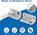 Alise Flip Latch, Gate Latches Slide Bolt Latch Safety Door Lock Catch - Image 3