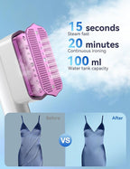 Steamer for Clothes, Sundu Portable 2-in-1 Steamer & Iron, 15s Fast Heat-up - Image 2