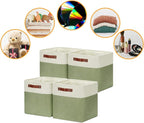 DULLEMELO Storage Basket, Linen Closet Organizers and Storage Baskets - Image 6