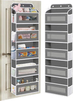 Over The Door Organizer, 5 Shelves Closet Door Hanging Organizer by StrongandOrganizer