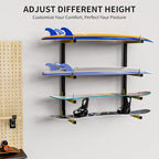 Lumber Storage Rack, Upgrade Cantilever Folding Lumber Rack Wall Mount - Image 7