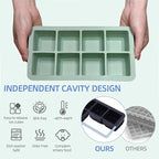 2 Pack Silicone 2 Inch Large Ice Cube Molds - Image 2