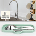 YASMEN Silicone Bathroom Soap Dishes, Sink Sponge Holder - Image 4