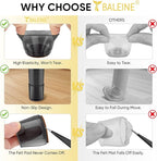 BALEINE 16 Pack Silicone Chair Leg Floor Protectors, Stool Leg Protectors Cap - Image 3
