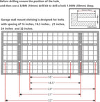 4-Pack 1.5x3FT Garage Shelving 17.7-inch-by-35.8-inch Wall Shelf Garage Storage - Image 5