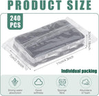 Tanlade 240 Pcs Individually Wrapped Sponge Dishwashing Sponge Bulk Non Scratch - Image 2