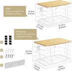 Extra Large 2 Pack Stackable Pantry Organizers - Image 2