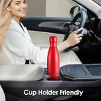 17oz Cola-Bottle Shaped Stainless Steel Leak-proof Water Bottle, Double Wall - Image 6