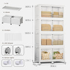 752QT/188Gal 4 Stackable Storage Bins - Image 2