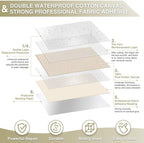 Canvas Repair Tape 4×70 Inch Waterproof Self-Adhesive Fabric Repair Patch - Image 2