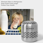 HOMIKE Refrigerator Deodorizer, Odor Eliminator, Last up to 10 Years - Image 2