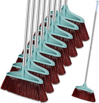 Lasnten 8 Pcs Heavy Duty Broom Commercial Set 49" Stainless Steel Detachable by Lasnten
