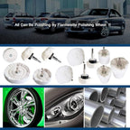 Polishing Pad Buffing Wheel Kit White Flannelette 12 Pack, - Image 6