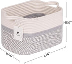 Medium and Large Woven Basket//With Handle, Used - Image 3